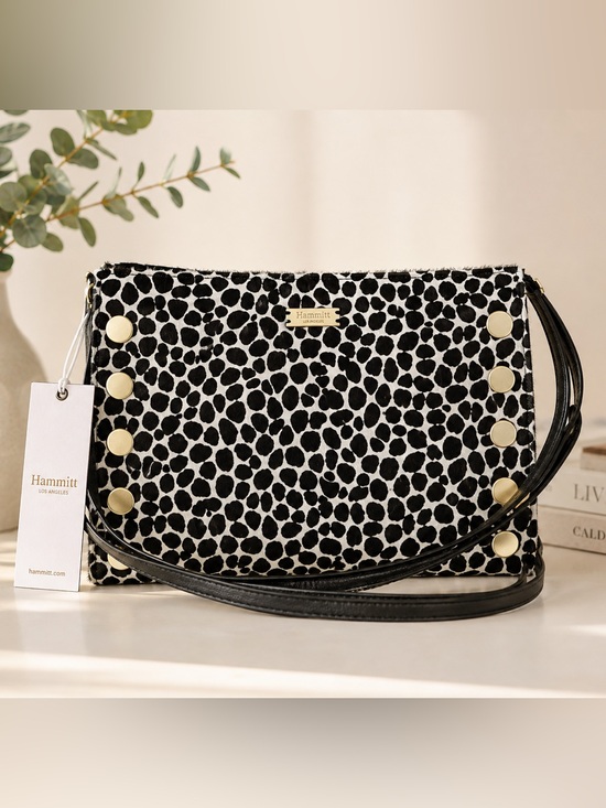 Hammitt Handbags - Hammitt VIP Medium Crossbody Clutch – Duke Dapple Calf Hair NWT old money